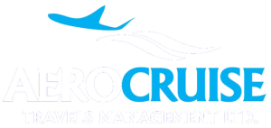 Aerocruise Travels Management Ltd logo, white version